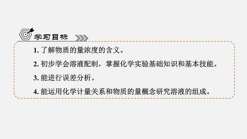 专题2 第2单元 课题1 一定物质的量浓度溶液的配制 高一化学同步精品课件(苏教版2019必修第一册)04
