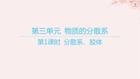 苏教版 (2019)第三单元 物质的分散系教课内容ppt课件