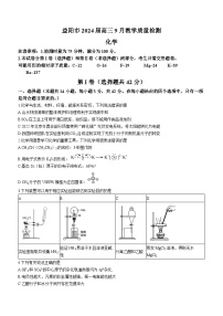 湖南省益阳市2024届高三化学上学期9月教学质量检测试题(Word版附答案)