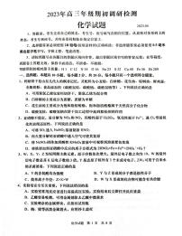 山东省青岛市2023-2024高三上学期期初调研检测化学试卷及答案