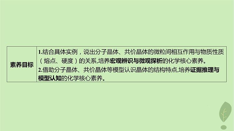 江苏专版2023_2024学年新教材高中化学第三章晶体结构与性质第二节分子晶体与共价晶体课件新人教版选择性必修2第3页