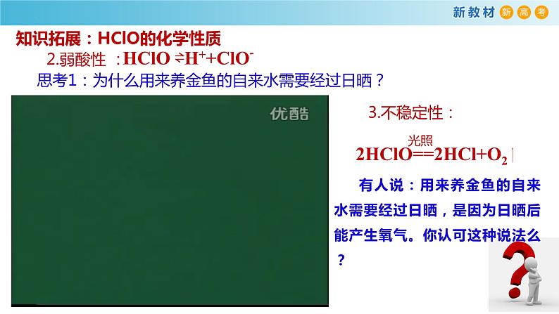 高一化学同步教学课堂 人教版2019必修第一册 2.2.2 氯水的成分、氯离子的检验课件PPT第8页