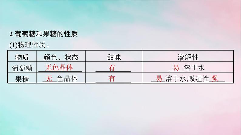新教材2023_2024学年高中化学第4章生物大分子第1节糖类课件新人教版选择性必修3第8页