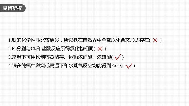 新高考化学一轮复习精品课件 第4章 第15讲 铁及其氧化物和氢氧化物 (含解析)第8页