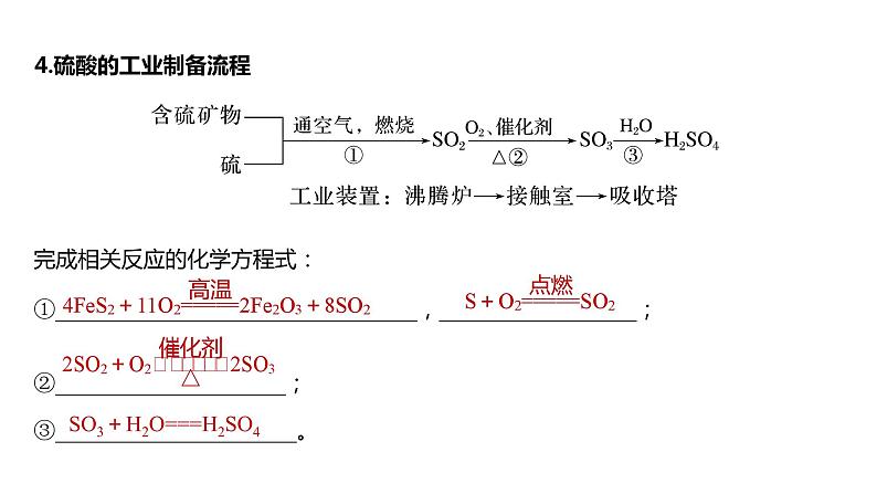 新高考化学一轮复习精品课件 第5章 第23讲 硫酸、酸雨及防治 (含解析)第8页