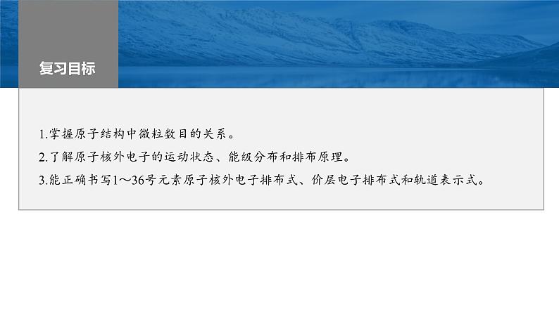新高考化学一轮复习精品课件 第6章 第30讲 原子结构 核外电子排布规律 (含解析)第1页