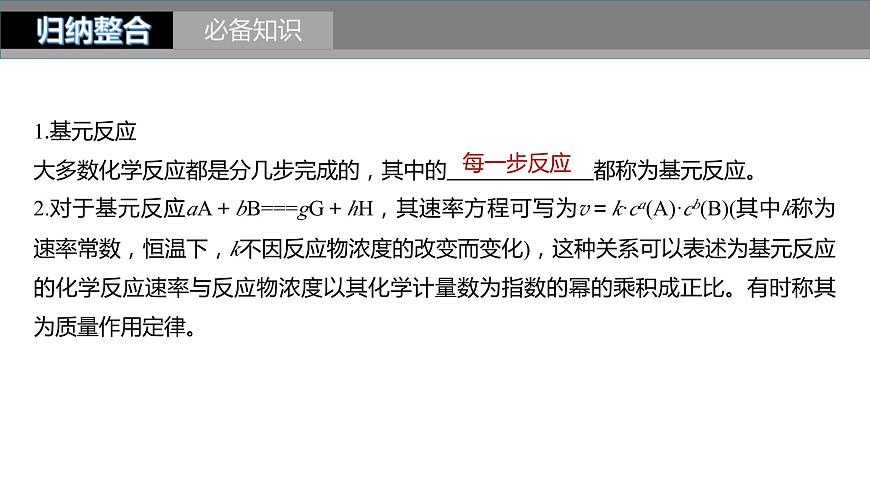 新高考化學(xué)一輪復(fù)習(xí)精品課件 第8章 第45講　化學(xué)反應(yīng)速率與反應(yīng)歷程 (含解析)第4頁(yè)