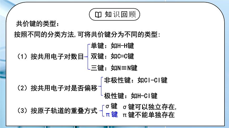 【核心素養(yǎng)】人教版高中化學(xué)選修二 《分子結(jié)構(gòu)與物質(zhì)的性質(zhì)》第一課時(shí) 課件第4頁(yè)
