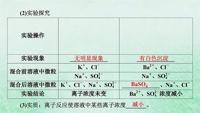 新教材适用2023_2024学年高中化学第1章物质及其变化第2节离子反应第2课时离子反应课件新人教版必修第一册第5页