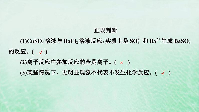 新教材适用2023_2024学年高中化学第1章物质及其变化第2节离子反应第2课时离子反应课件新人教版必修第一册第8页