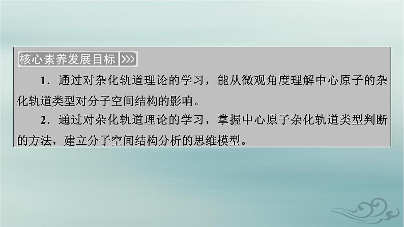 新教材适用2023_2024学年高中化学第2章分子结构与性质第2节分子的空间结构第2课时杂化轨道理论课件新人教版选择性必修2第3页