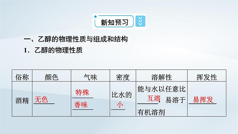 新教材2023年高中化学第7章有机化合物第3节乙醇与乙酸第1课时乙醇课件新人教版必修第二册08