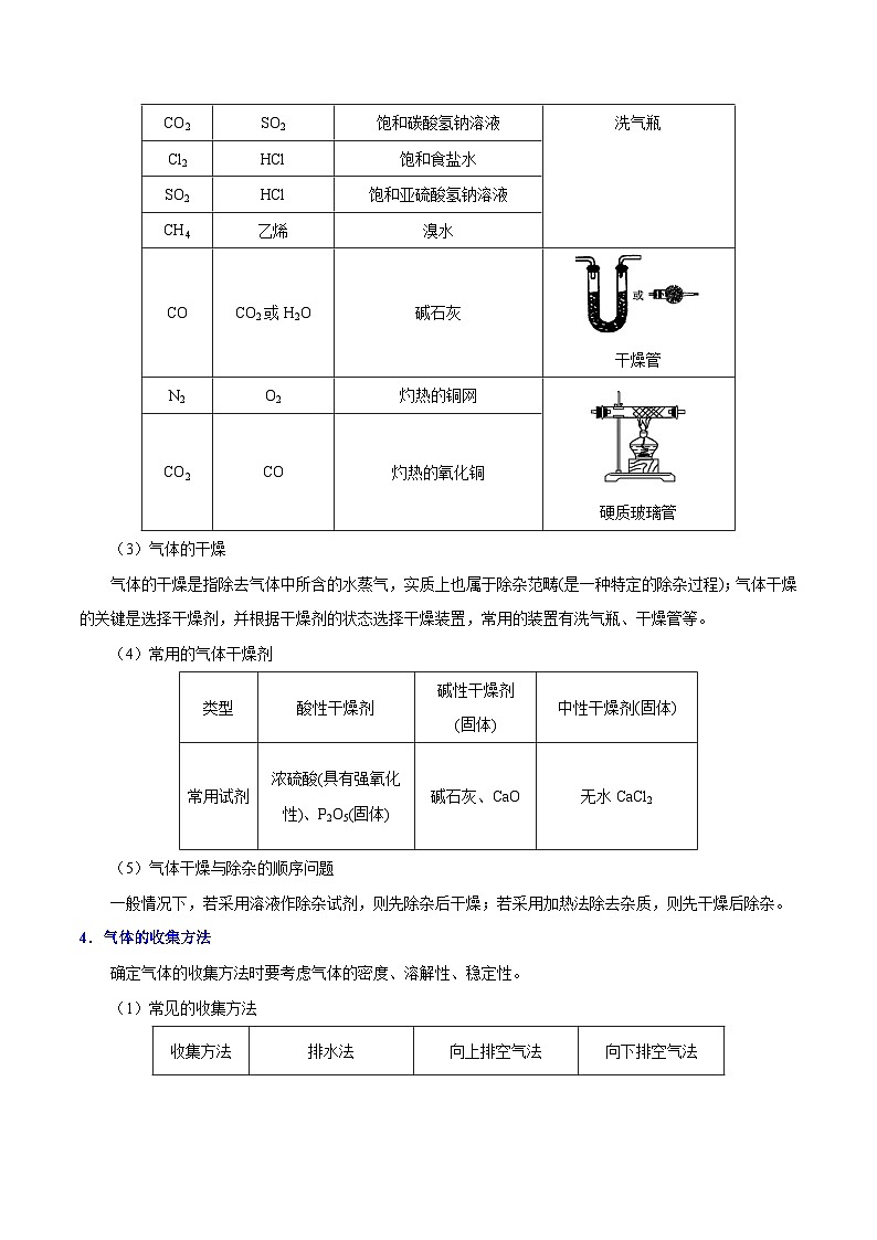 高考化学 考点23 常见气体的实验室制法学案(含解析)03