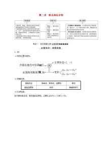 高考化学一轮复习第三章金属及其化合物第二讲铁及其化合物学案