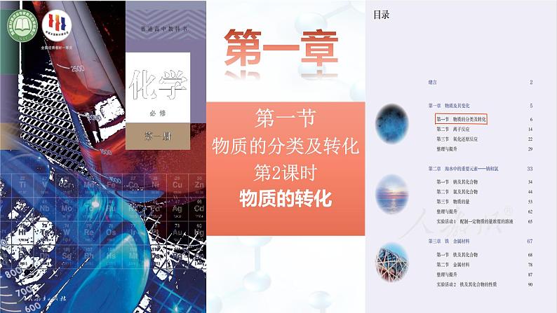 1.1.2 物质的转化-高一化学课件(人教版2019必修第一册)01