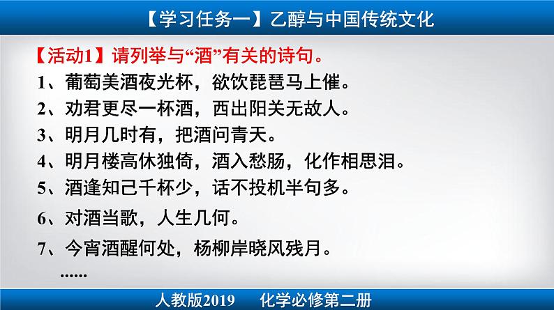 专题7.3.1 乙醇 人教版2019必修第二册课件PPT02