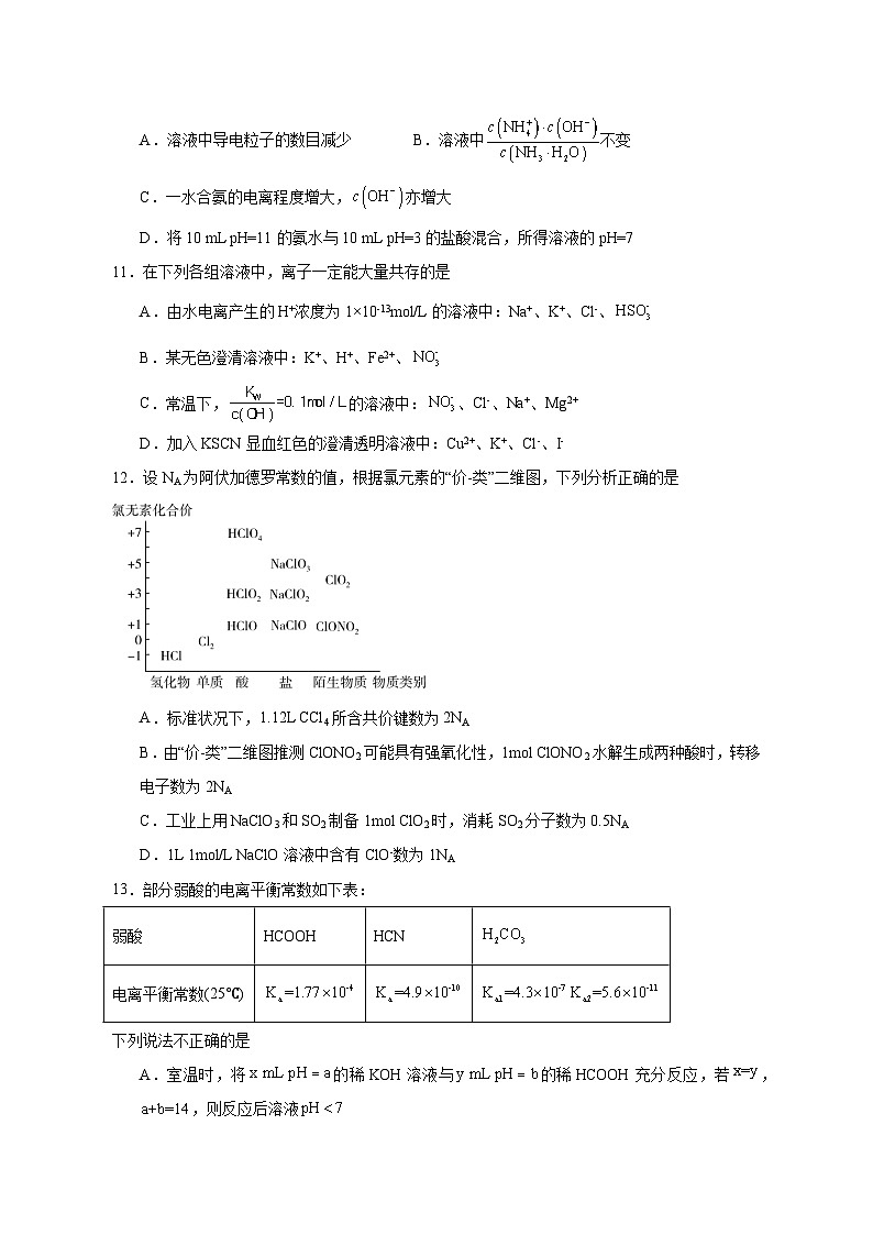 2023-2024学年四川省泸州市泸县高二上学期期中化学质量检测模拟试题(含解析)第3页
