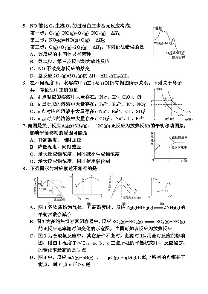 天津市五校联考2023-2024学年高二上学期期中考试化学试题(含答案)02