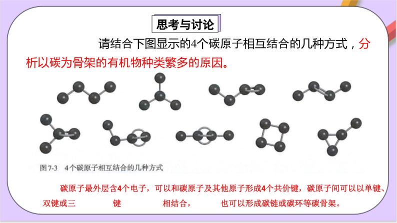 7.1.1有机化合物的成键特点课件+分层作业（原卷+解析卷）06