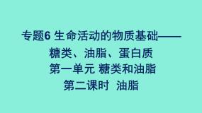 高中化学专题6生命活动的物质基础——糖类、油脂、蛋白质第一单元糖类和油脂第二课时油脂课件苏教版（2019）选择性必修3
