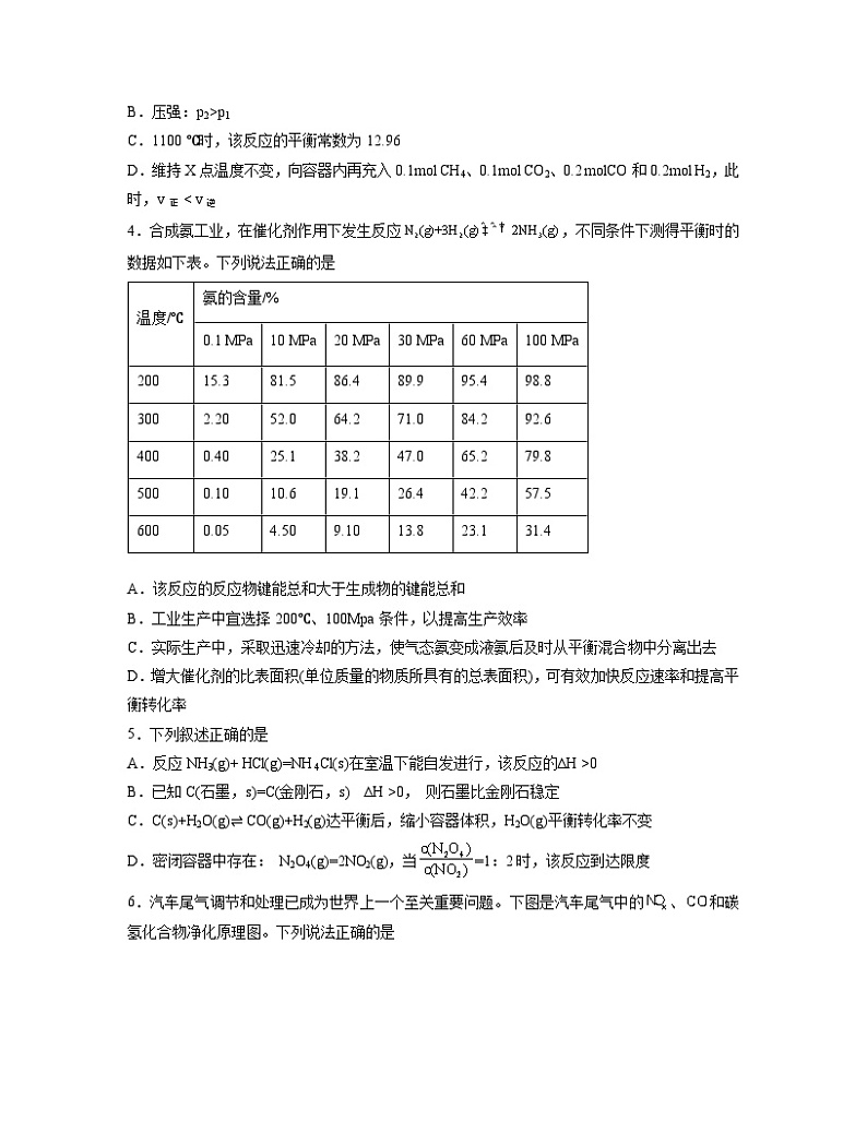 2.4化学反应的调控 同步练习题 高中化学人教版(2019)选择性必修一第2页