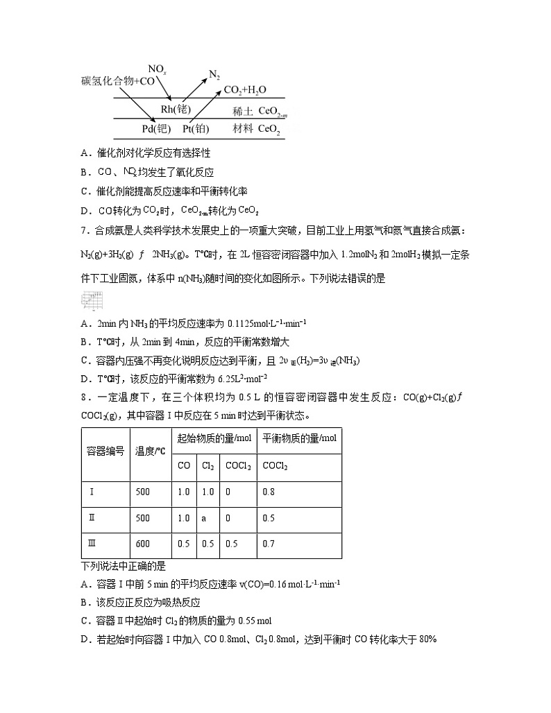 2.4化学反应的调控 同步练习题 高中化学人教版(2019)选择性必修一第3页