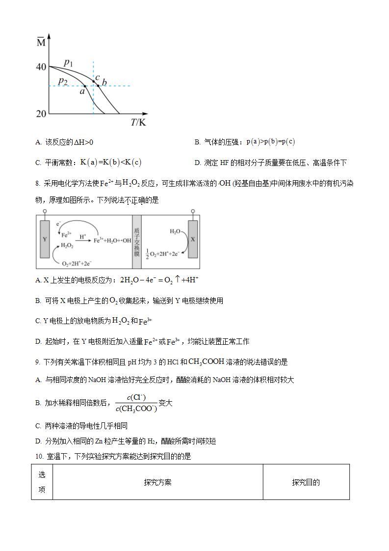 山东省实验中学第一学期期中考试高二化学试卷03