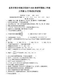 湖北省宜昌市部分省级示范高中2023-2024学年高二上学期11月月考化学试卷（Word版附答案）