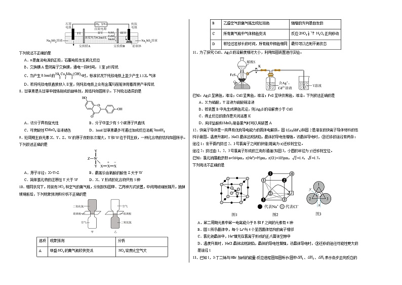 化学02(15+4模式)-2024年1月“七省联考”考前化学猜想卷(考试版A3)第2页
