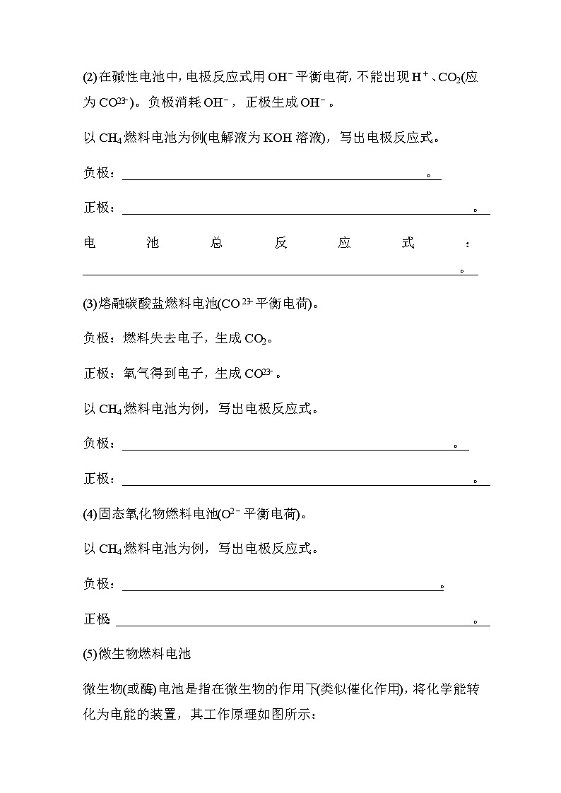 专题四 电化学 选择题专攻 1.新型燃料电池(含解析)-2024年江苏高考化学大二轮复习讲义第2页