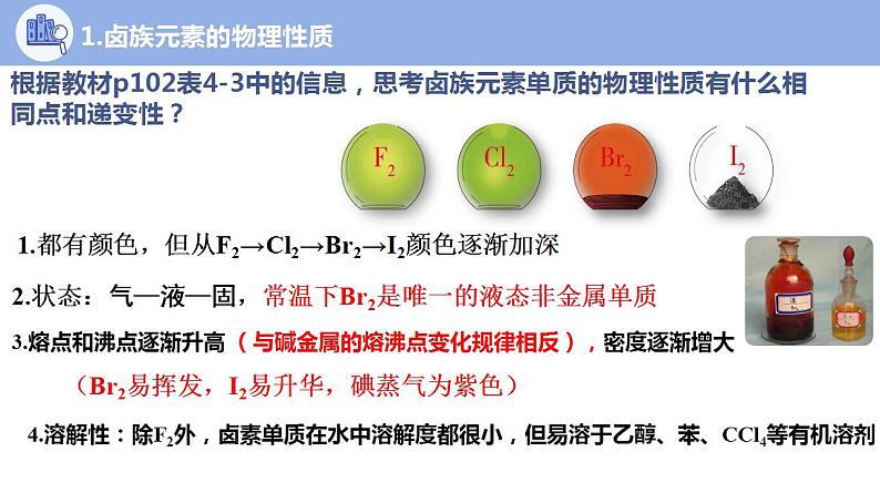 4.1.4 卤族元素 课件 2023-2024学年高一上学期化学人教版(2019)必修第一册第3页