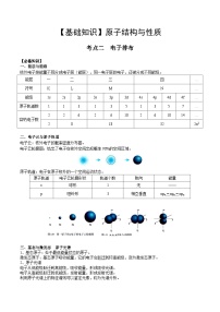 【化學(xué)up】高考化學(xué)全國版+ 結(jié)構(gòu)與性質(zhì) 01 考點(diǎn)二 電子排布(教師版)+講義