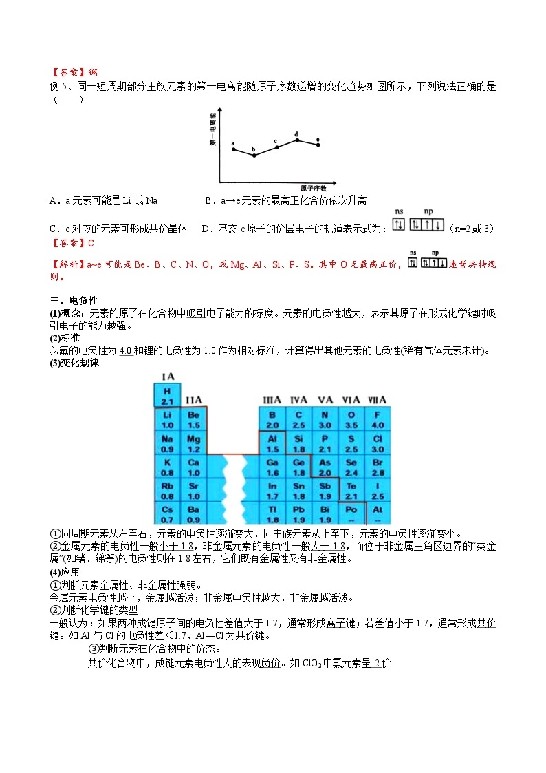【化学up】高考化学全国版+ 结构与性质 01 考点四 元素周期律（教师版）+讲义03