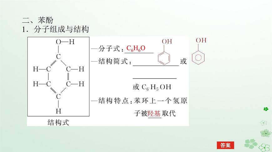 新教材2023版高中化學(xué)第三章烴的衍生物第二節(jié)醇酚第二課時酚課件新人教版選擇性必修3第6頁