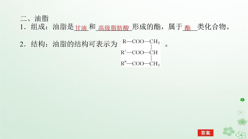 新教材2023版高中化學第三章烴的衍生物第四節(jié)羧酸羧酸衍生物第二課時羧酸衍生物課件新人教版選擇性必修3第7頁