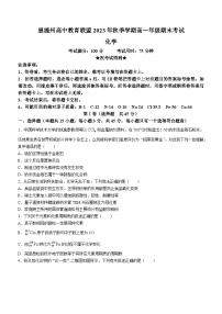湖北省恩施土家族苗族自治州高中教学联盟2023-2024学年高一上学期1月期末考试化学试题（含答案）