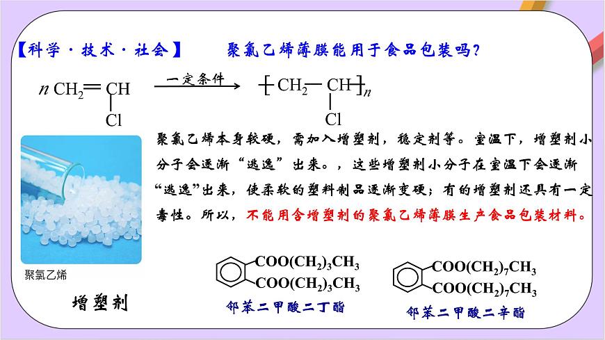 人教版高中化學(xué)選修三5.2.1《通用高分子材料》課件第7頁(yè)