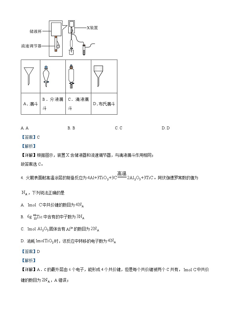 2024年1月江西普通高等学校招生考试适应性测试化学试题(Word版附解析)第2页