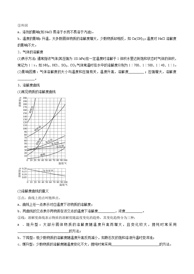 新高考化学复习讲义+练习 第02讲 物质的量浓度与溶液的配制（讲义+练习）（原卷版+解析）03