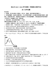 河北省保定市2023-2024学年高二上学期1月期末调研考试化学试题（含答案）
