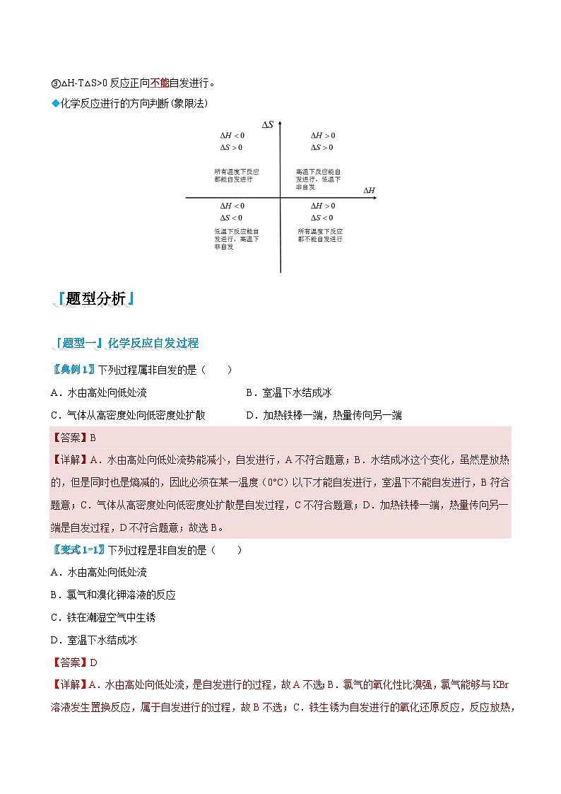 2.3 化学反应的方向-高二化学同步讲与练(人教选择性必修1)02