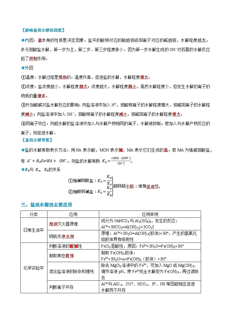 3.3 鹽類的水解（解析版）第3頁(yè)