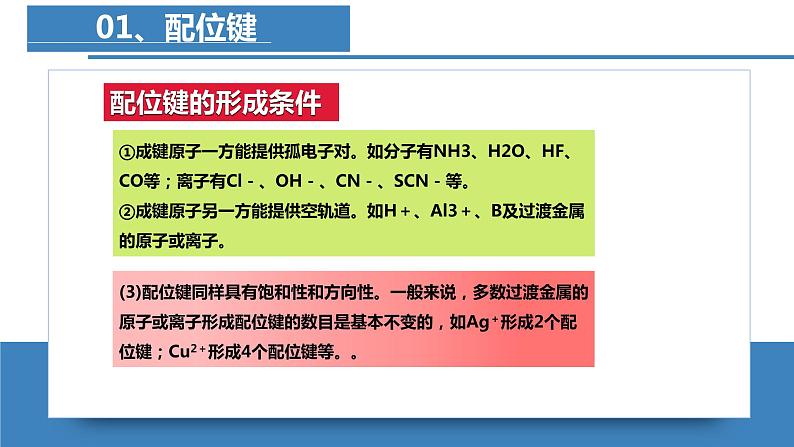 3.4.1++配合物与超分子(第1课时++配合物)(课件精讲)-2022-2023学年高二化学同步课件精讲及习题精练(人教版2019选择性必修2)06