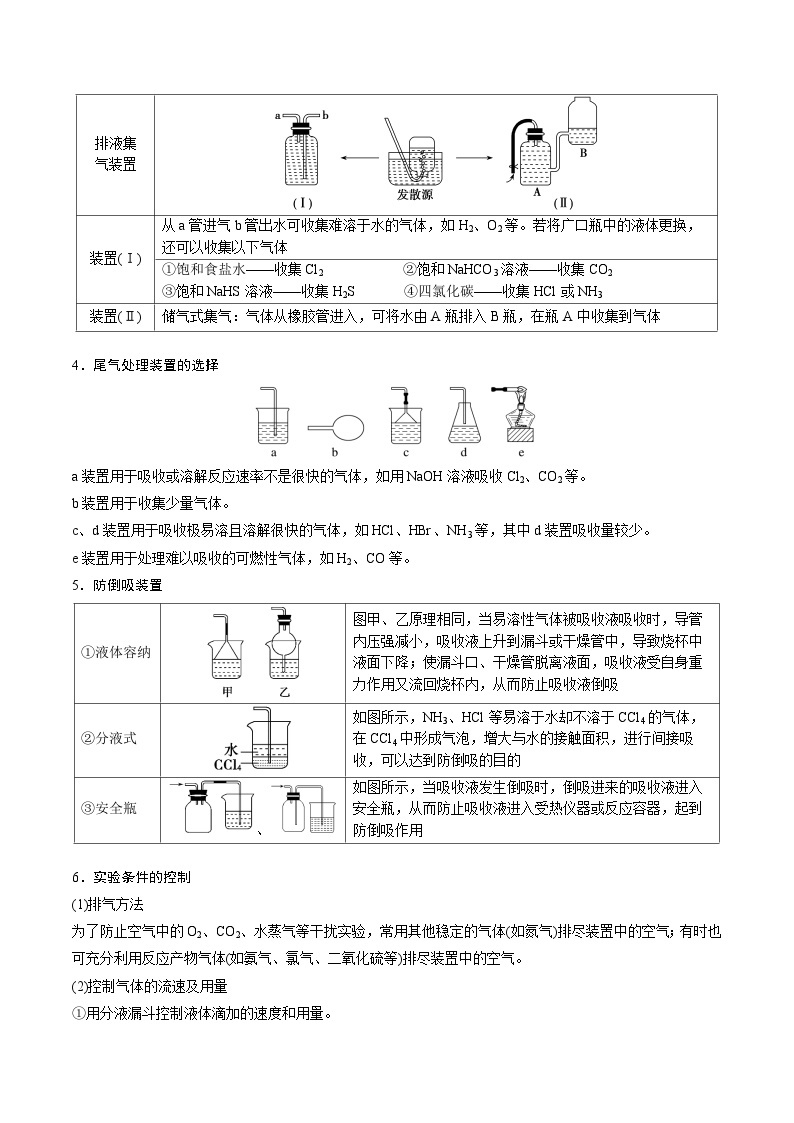 第46讲 物质制备综合实验探究-【高效备考】2024年高考化学一轮复习讲义+分层练习03