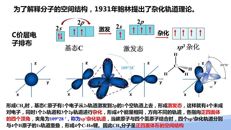 第二章第二节分子的空间结构第三课时 2024年高二选择性必修2《物质结构与性质》精品课件第6页