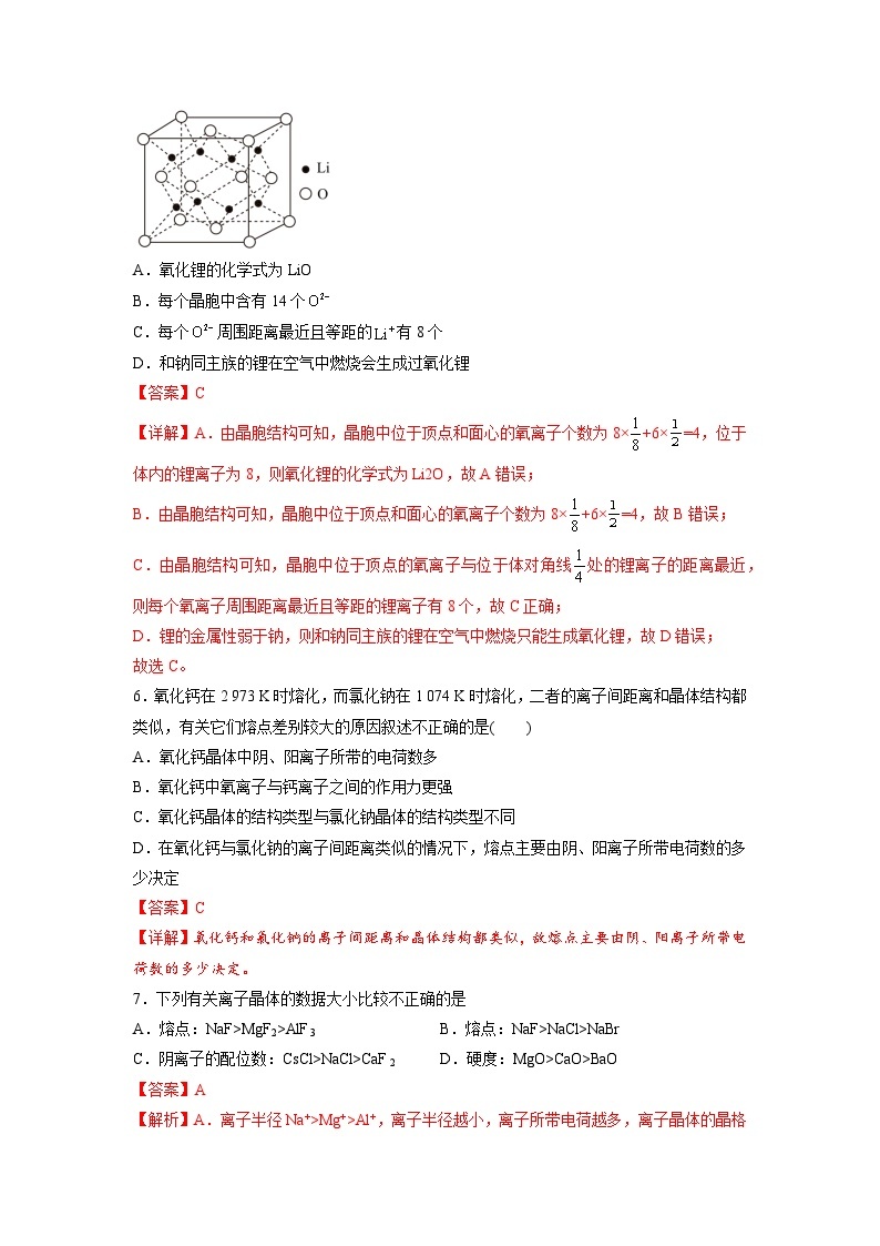【沪科版】化学选修二  3.2 离子晶体（课件+练习）03