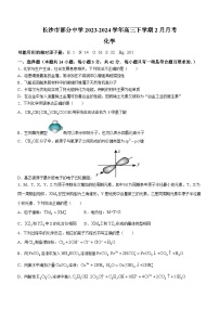湖南省长沙市部分中学2023-2024学年高三下学期2月月考化学试题（含答案）
