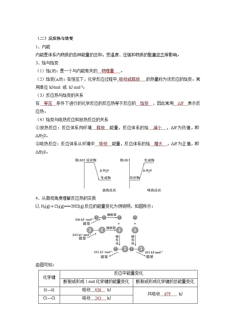化学必背知识手册分类第一章 化学反应的热效应-【知识手册】(人教版选择性必修1)(教师版)18第2页