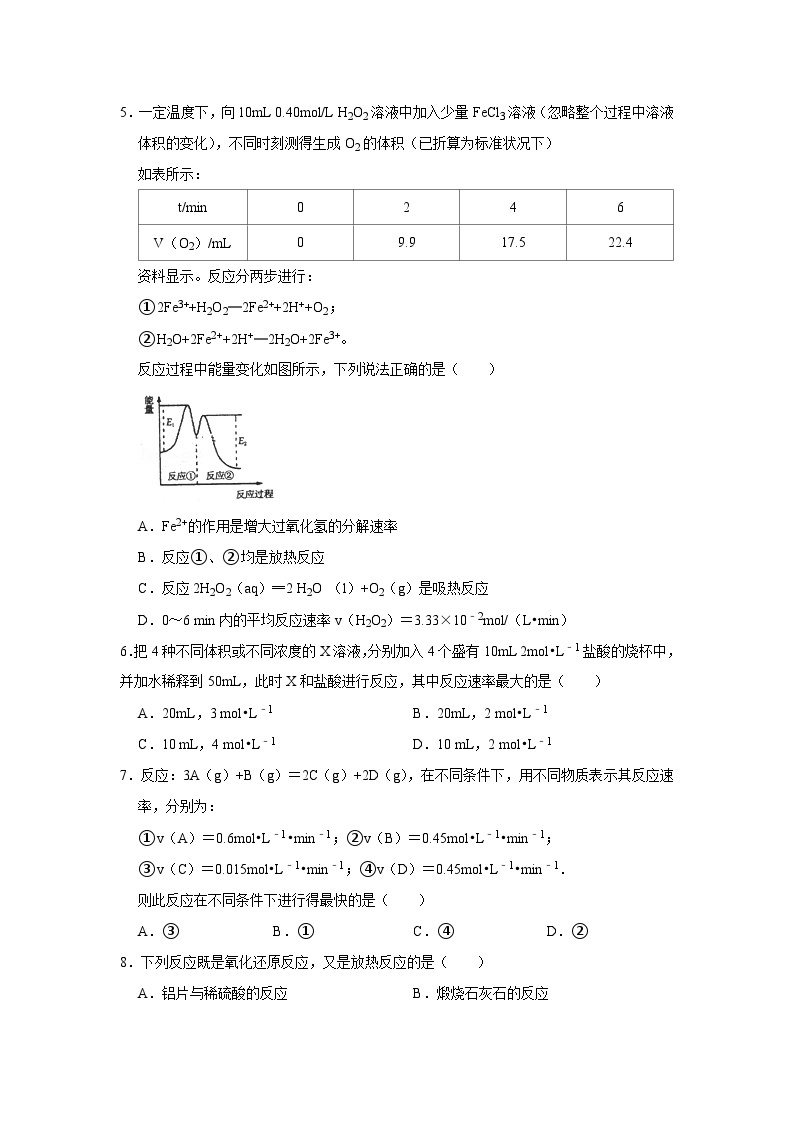 江苏省东台创新高级中学2022-2023学年高一2月份月检测化学试卷02