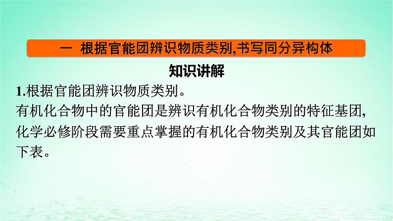 2024春高中化学第7章有机化合物微专题6“官能团”在解决有机化学问题中的作用课件(人教版必修第二册)第3页